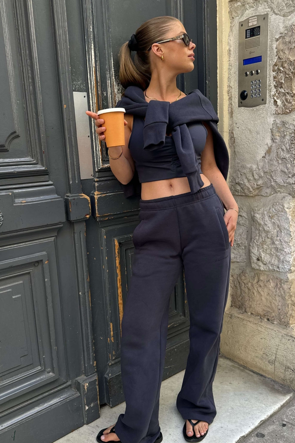 W. Cosmo Straight Leg Anthracite