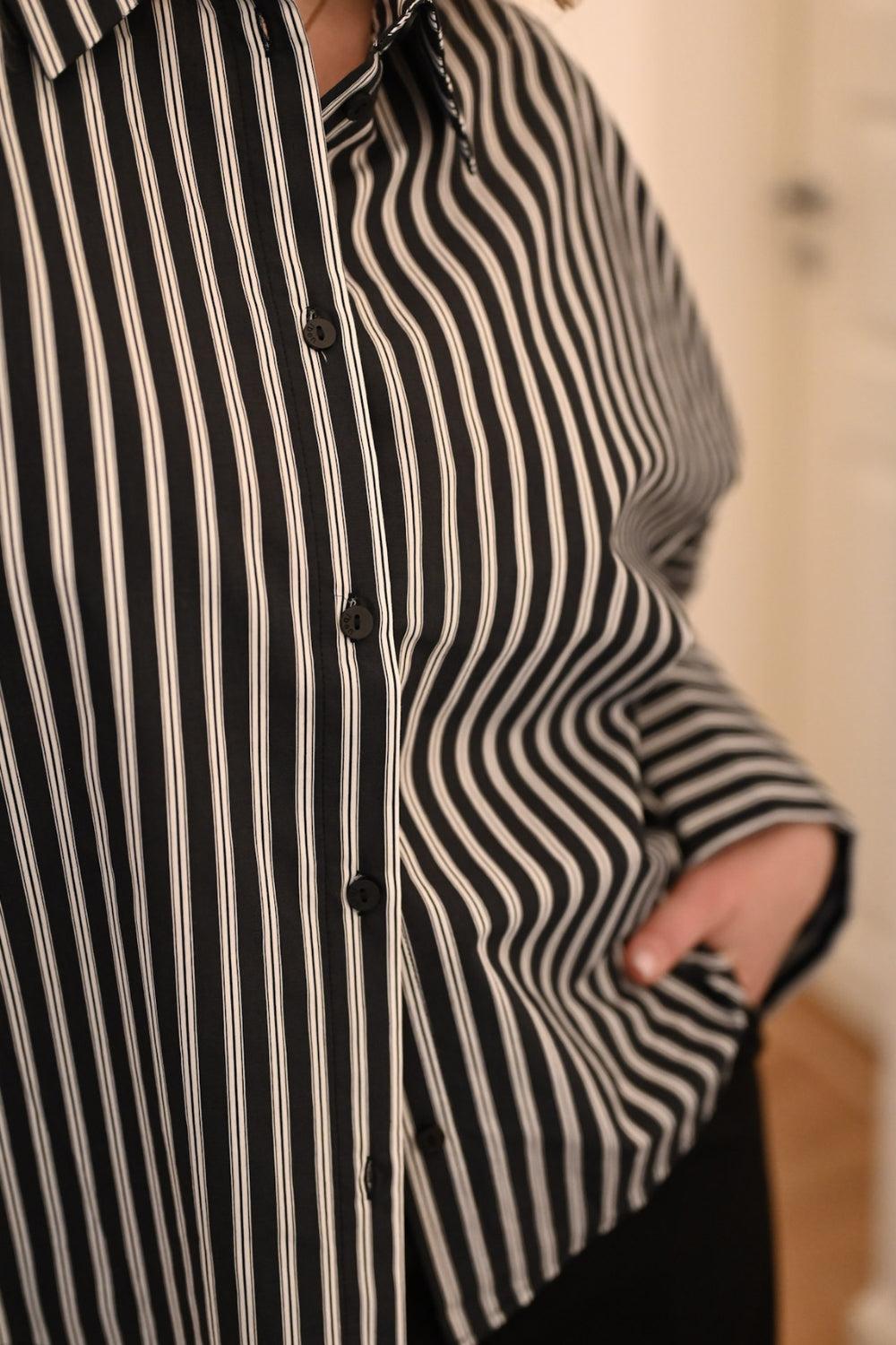 Atari Shirt Black Stripe