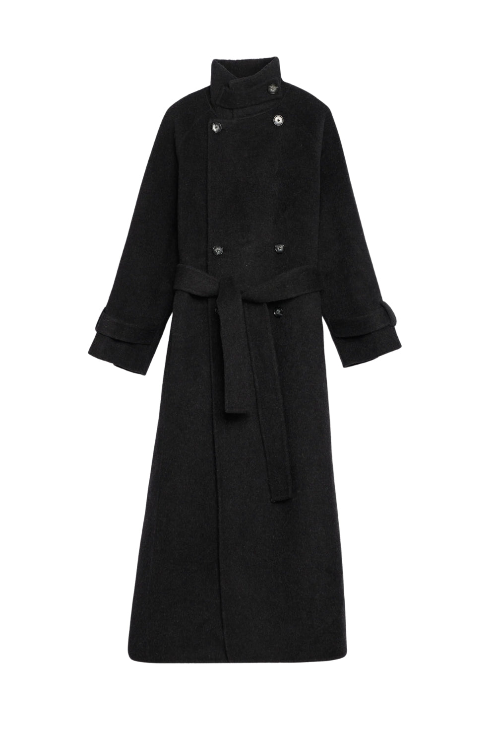Carmella Wool Coat Black Mel