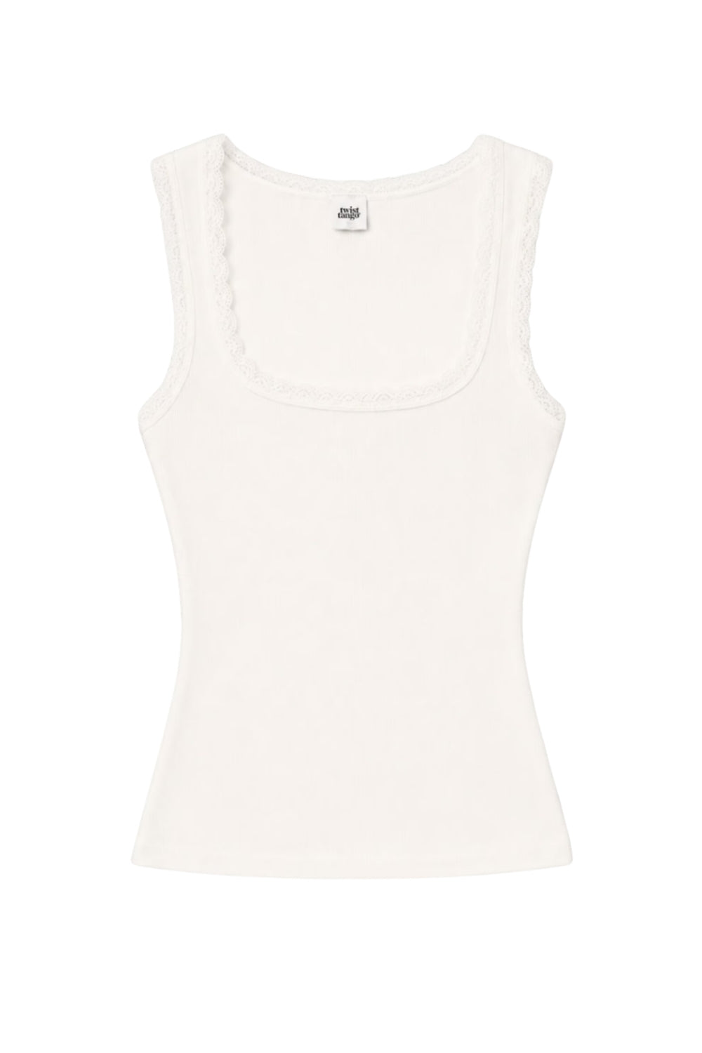 Holly Lace Singlet White