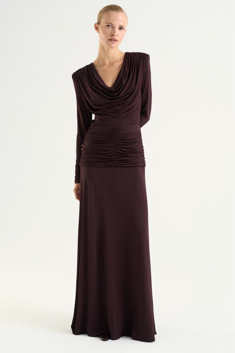 Novi Dress Chocolate Plum
