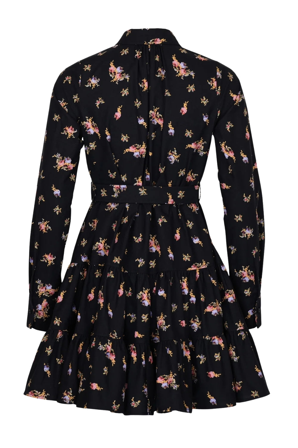 Winter Cotton Shift Dress Petite Flowers