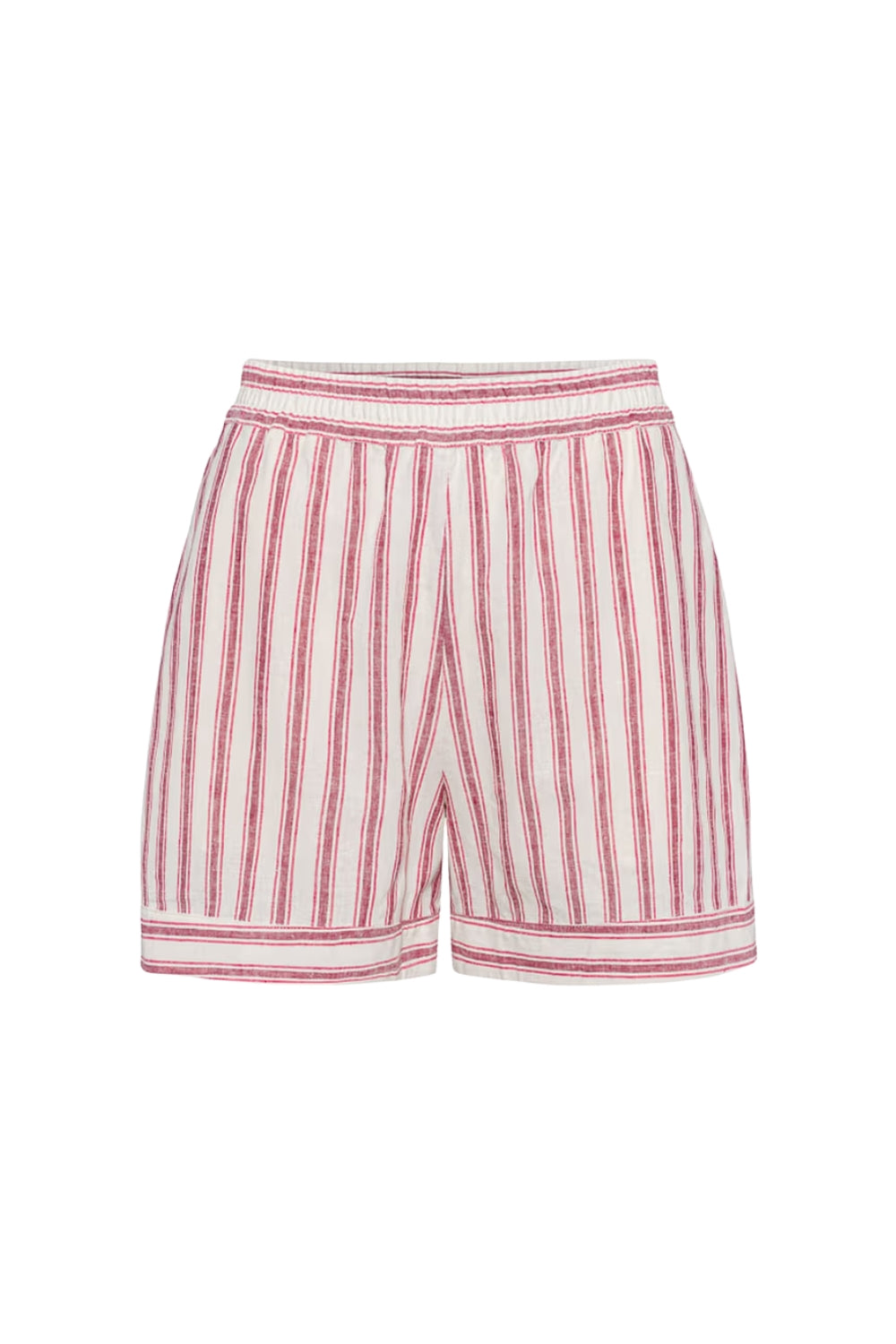 Lilia Shorts Berry stripe