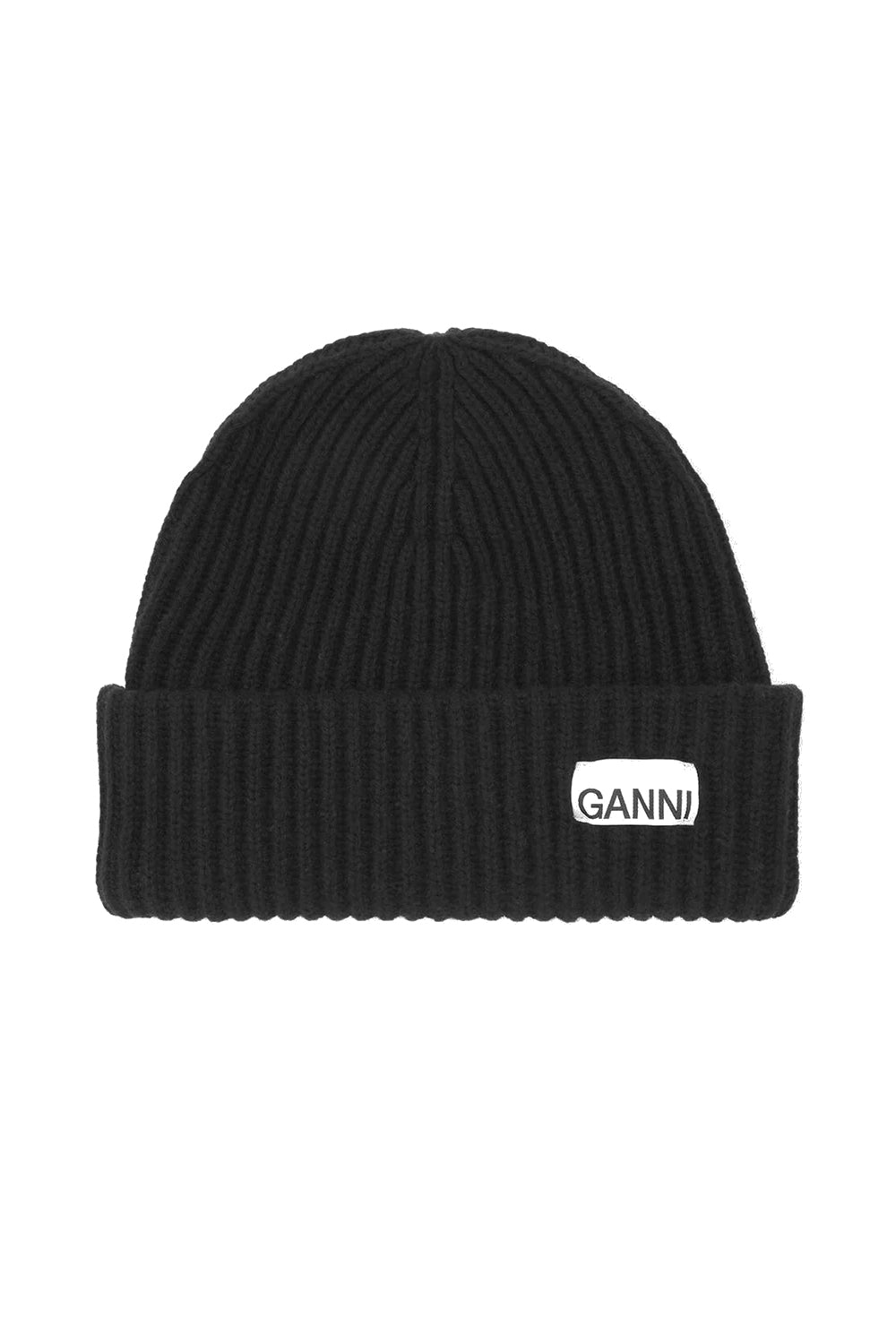 Structured Rib Beanie Black