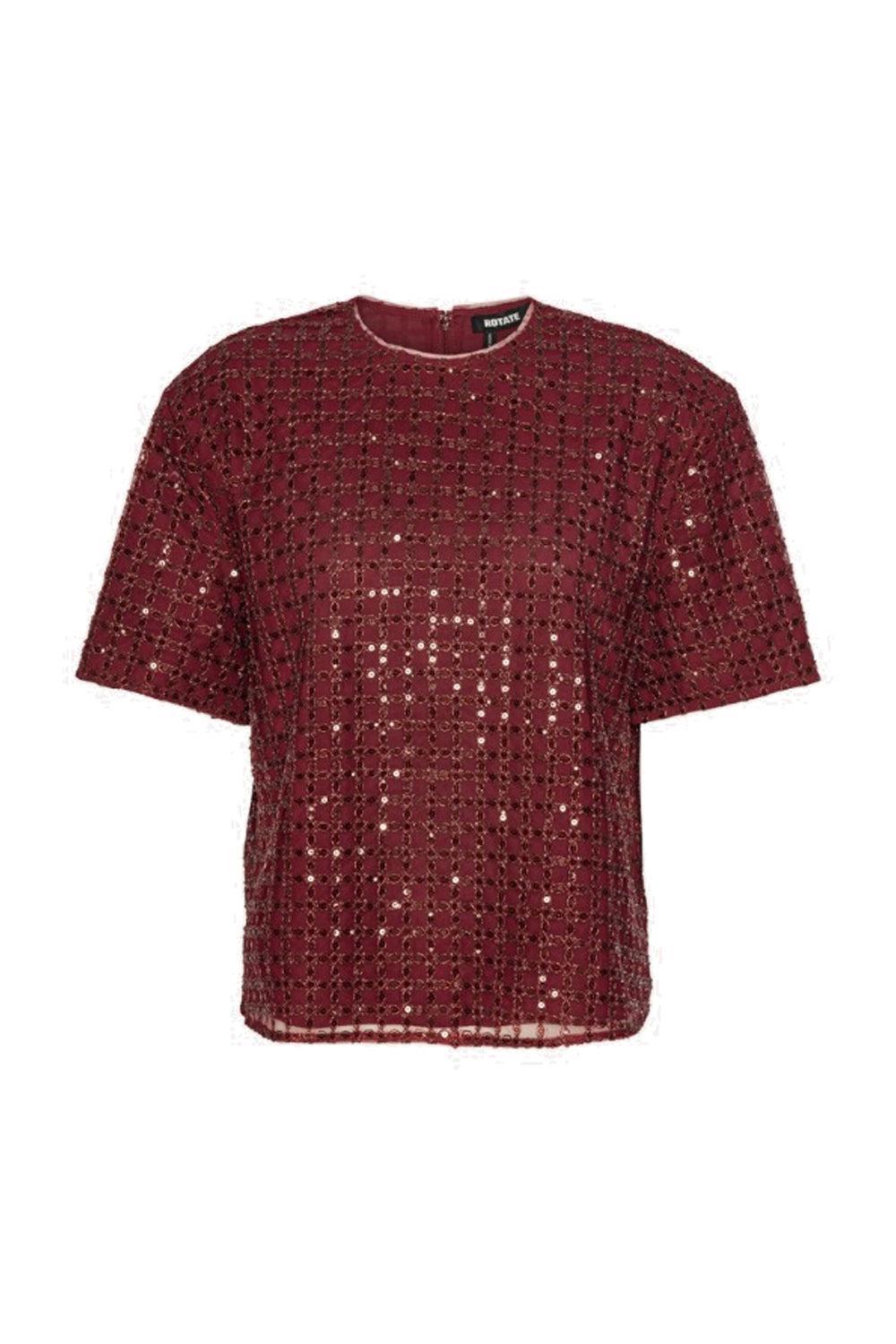 beaded oversized top