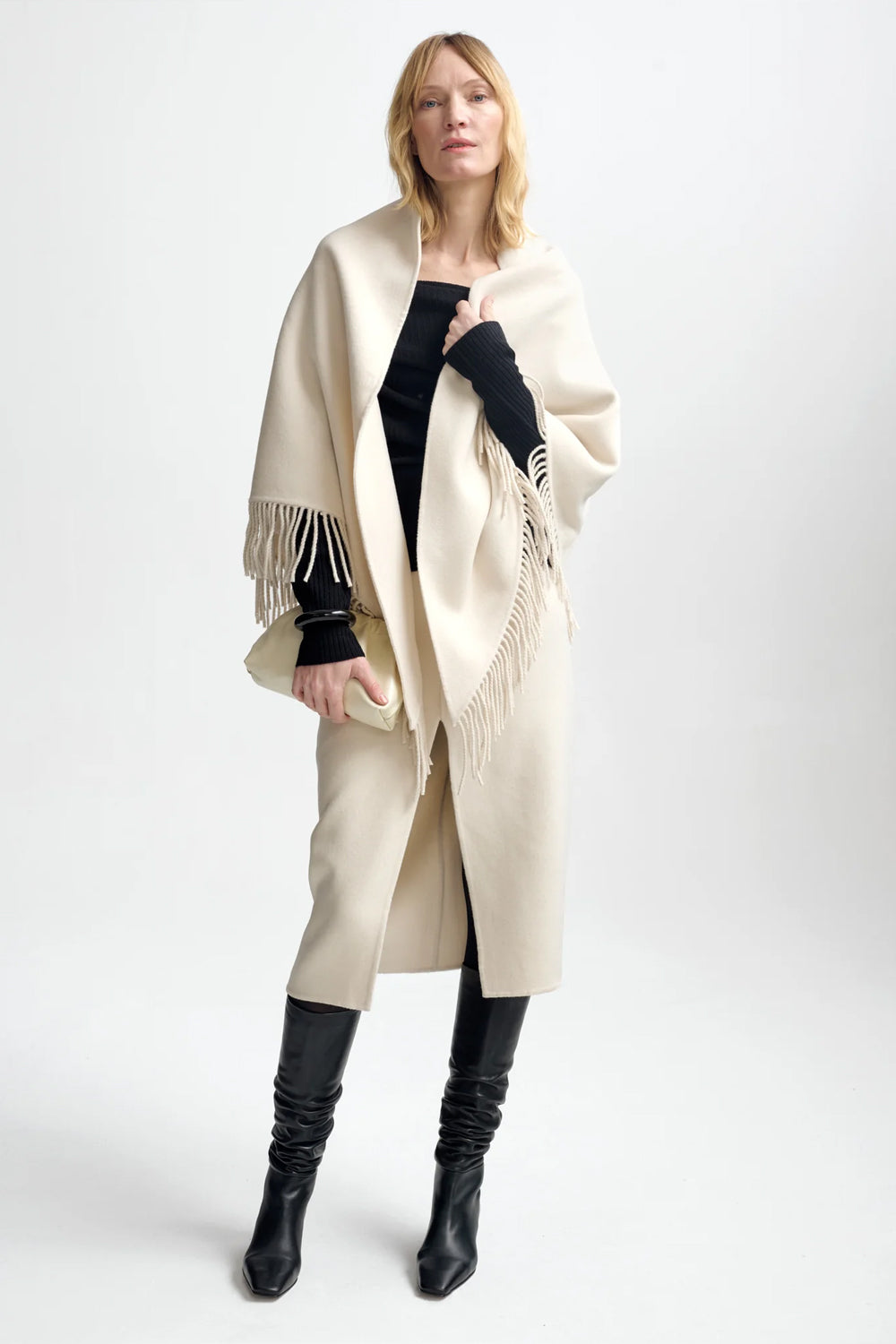 Alba Wool Scarf Eggshell
