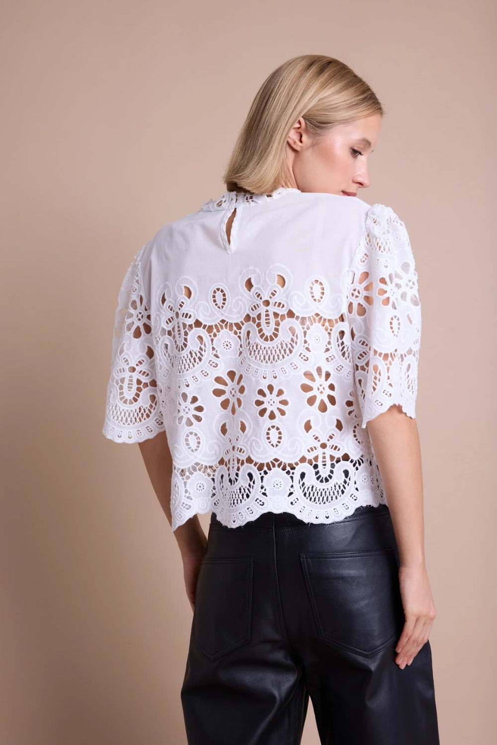 Victoria Lace White