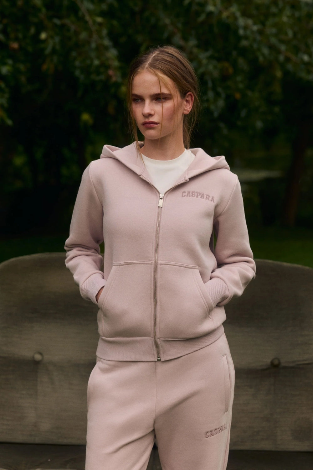 W. All-Star Zip Hoodie Dusty Pink