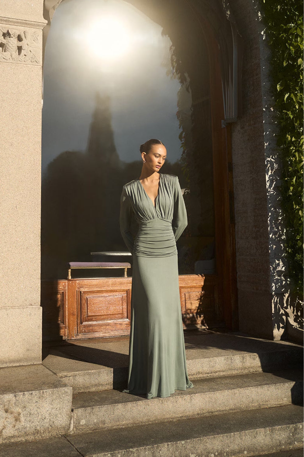 Kamelia Dress Agave Green