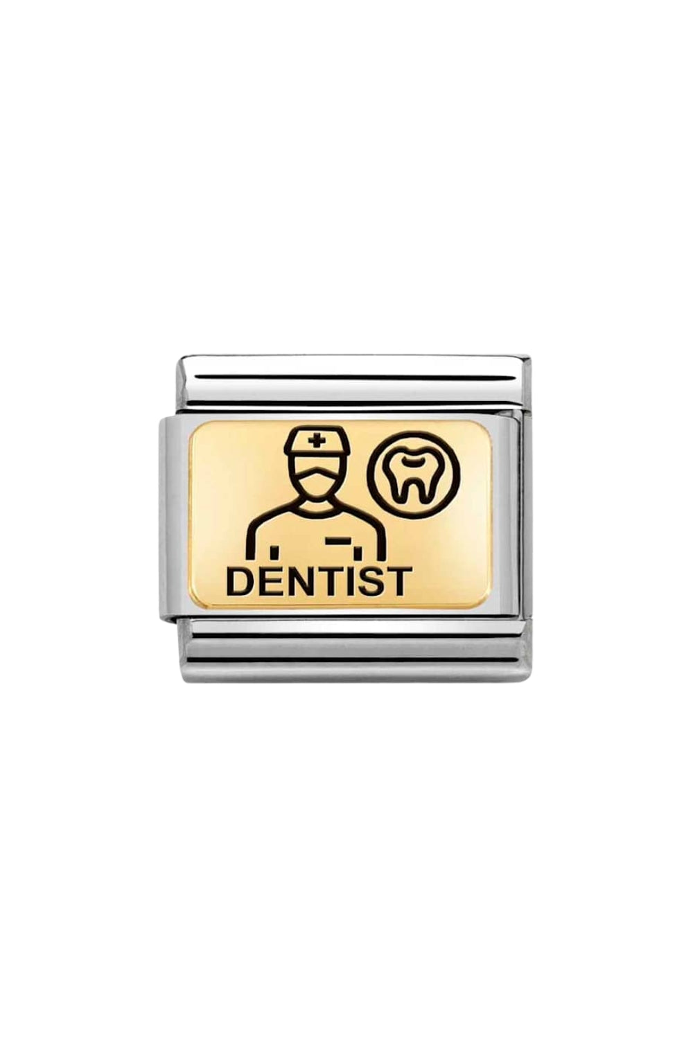 Composable classic plates 18k gold Dentist