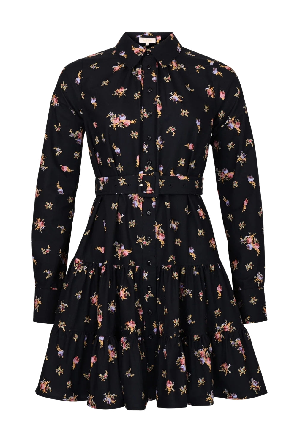 Winter Cotton Shift Dress Petite Flowers