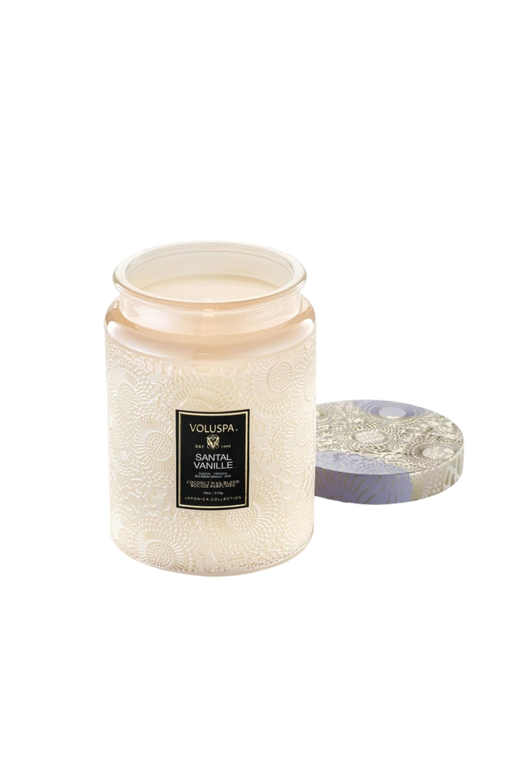 Large Jar Candle 510g Santal Vanille