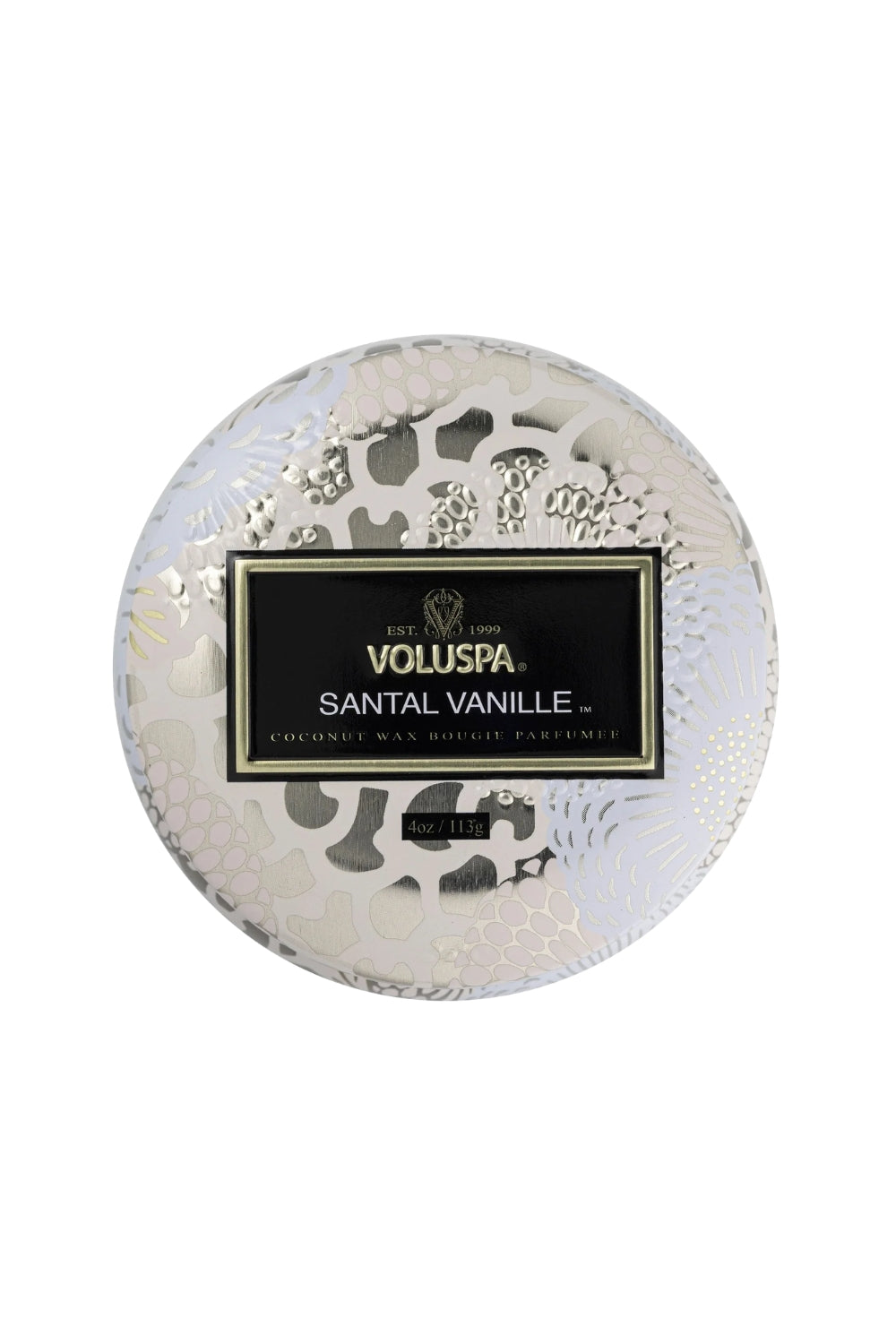 Mini Tin Candle Santal Vanille