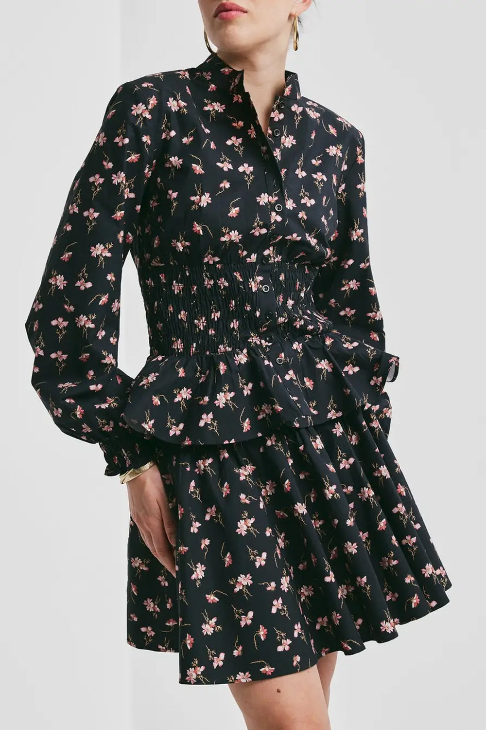 Poplin mini skirt Petal