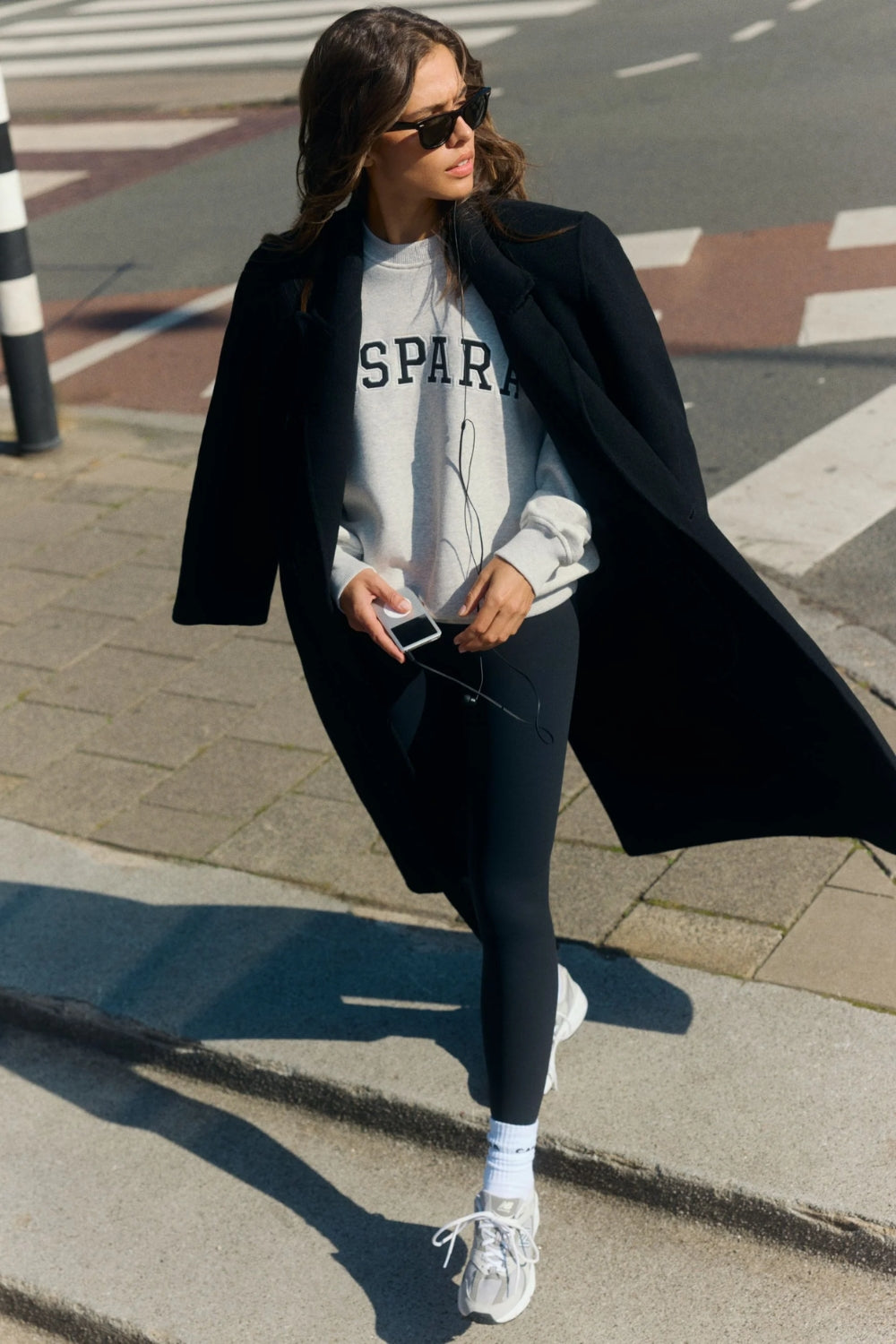 W. All-Star Crewneck Grey Melange w. Black