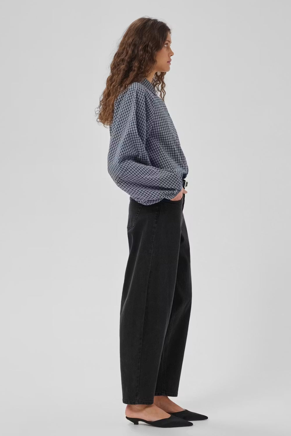 Jeans Barrel balooMW Grey Wash