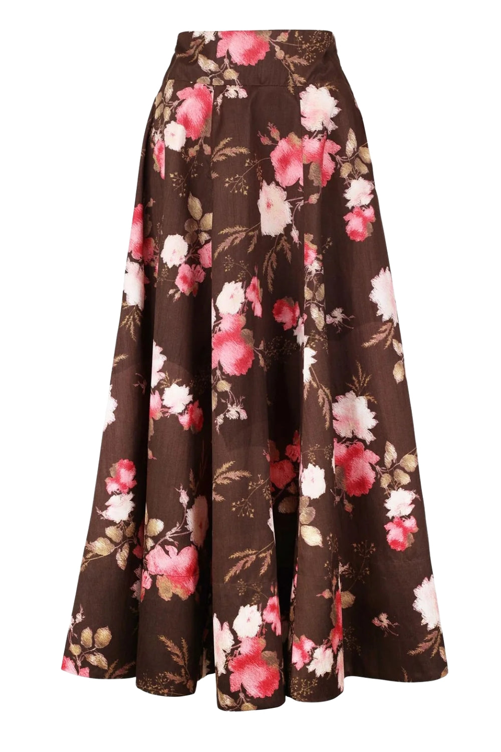 Taffeta Maxi Skirt Soft Bloom