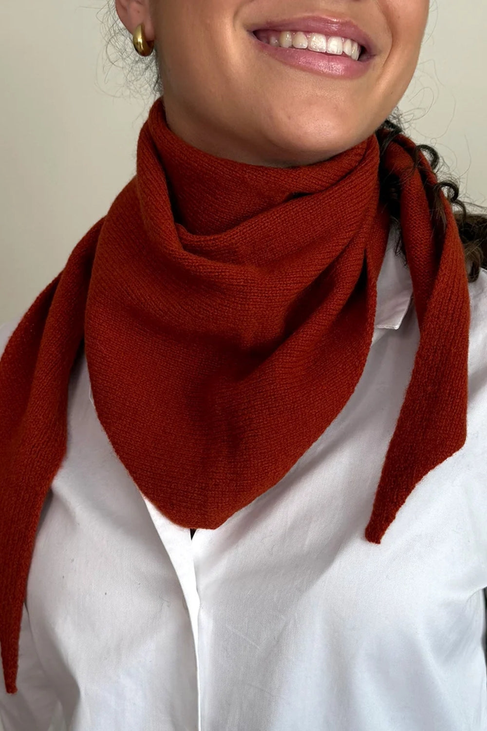 Trekantskjerf Brick Red