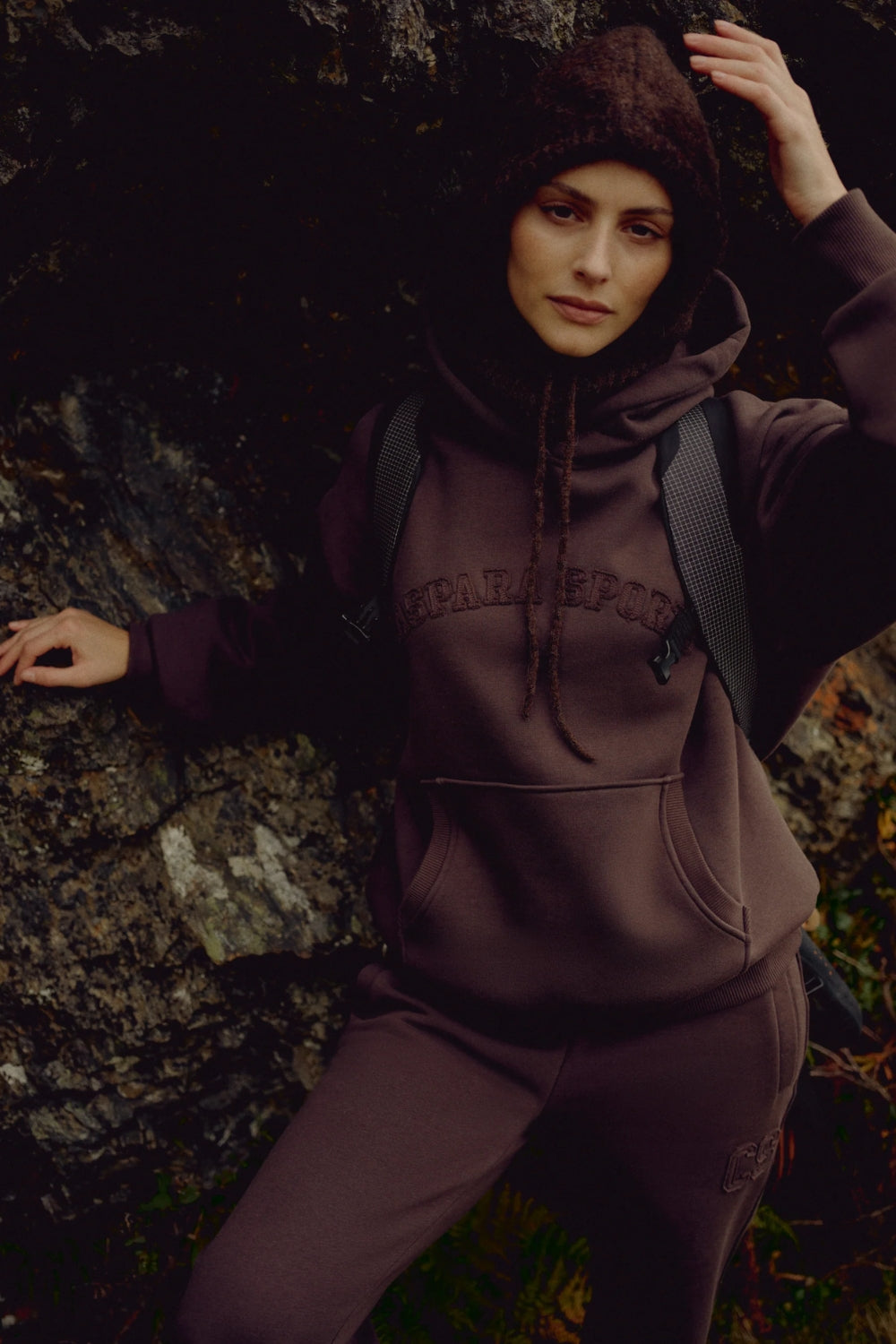 W. CS Hoodie Espresso