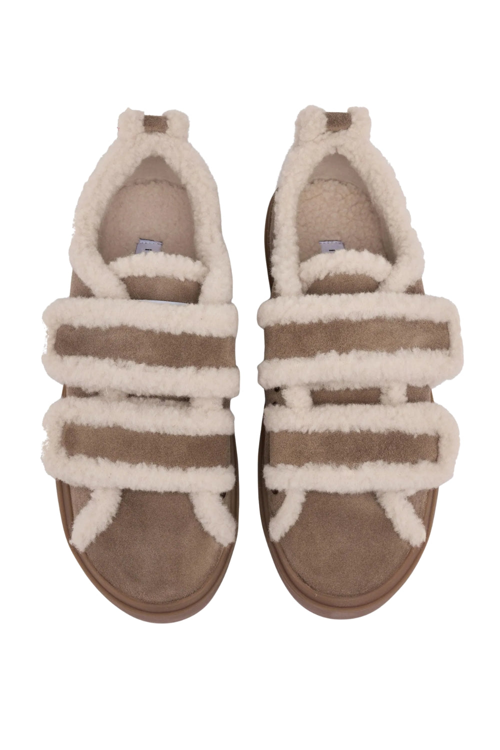 Shearling Low Velcro Light Beige
