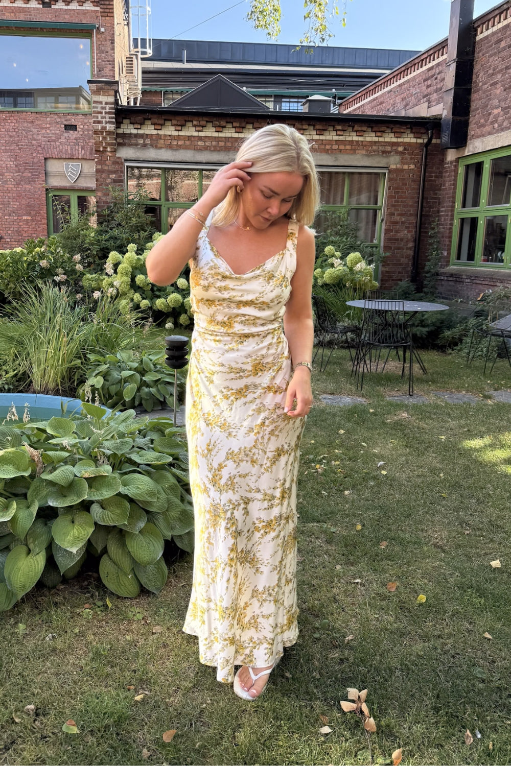 Anna Dress Yellow Mimosa