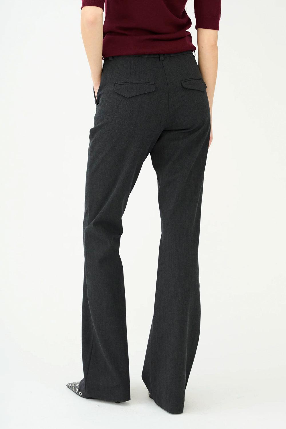 Andrea Flare Pant Grey 32"