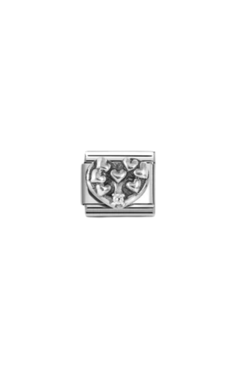 Classic Symbold 925 Sterling Silver and CZ Heart Tree of Life
