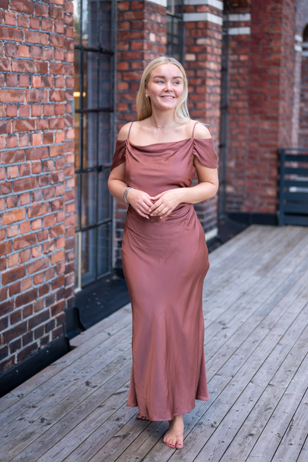Lyra Dress Terracotta