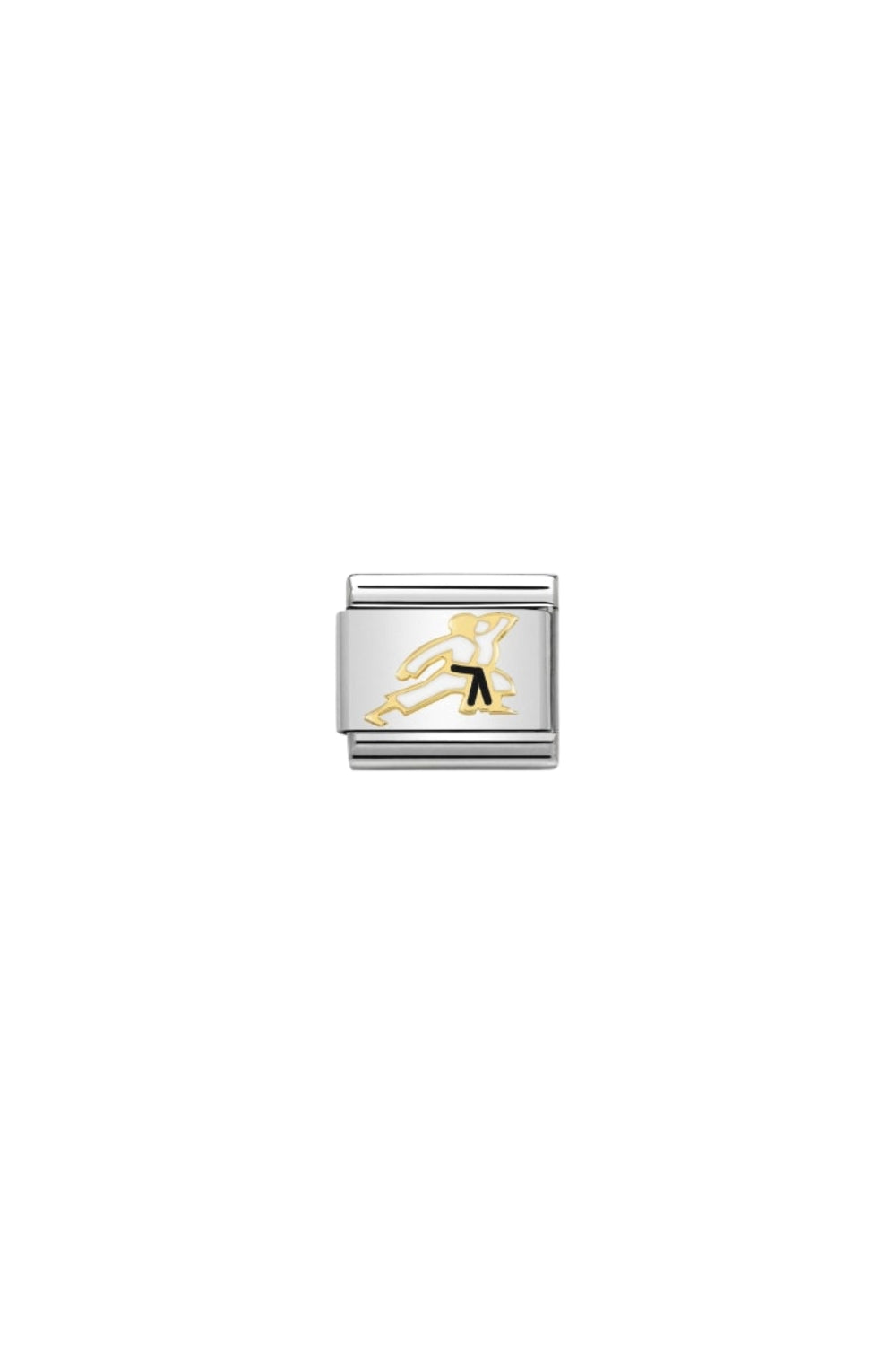 SPORTS 18k Gold & enamel Karate