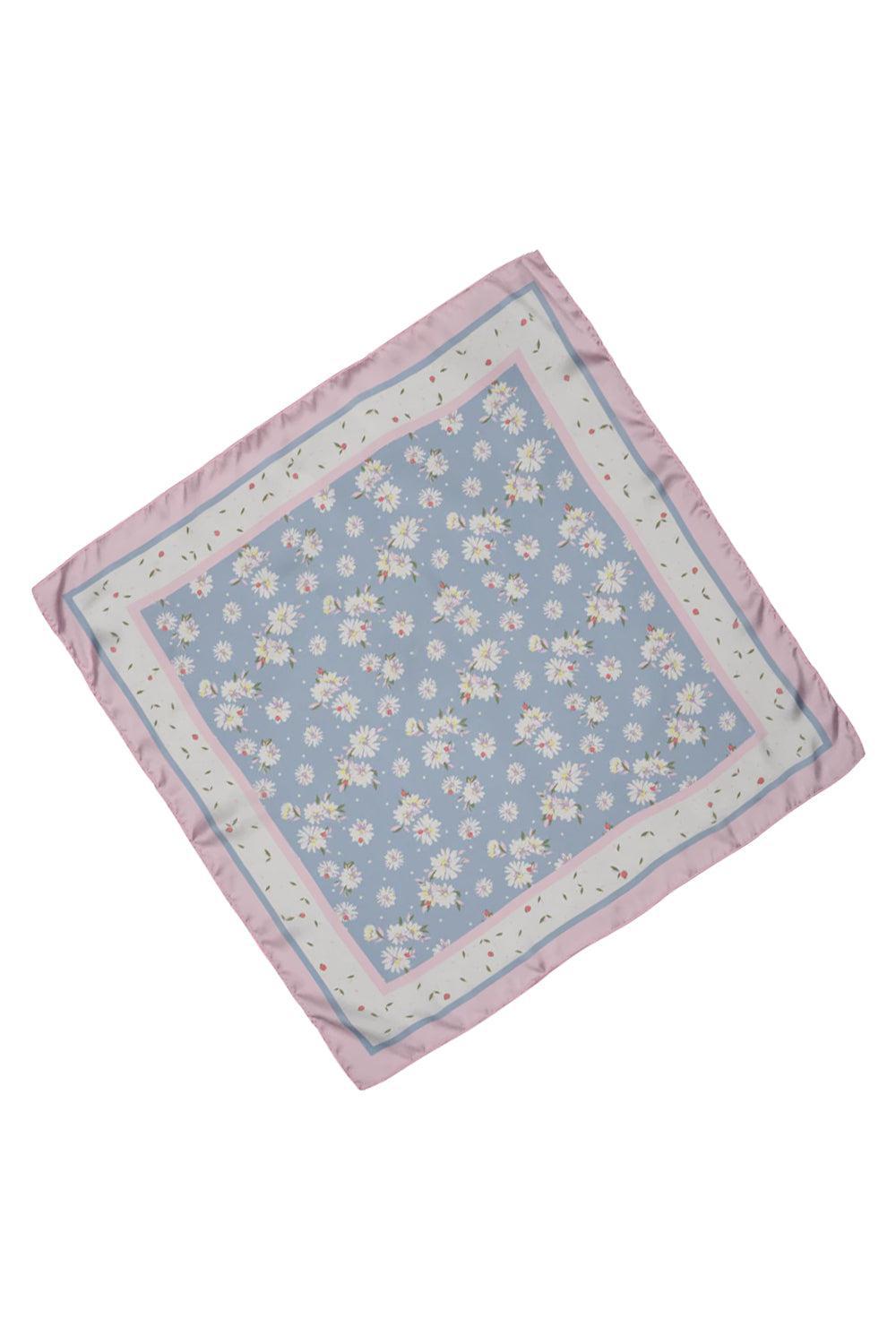 sui ava Mari Bloom Scarf Blue/PinkMari Bloom Scarf Blue/Pink