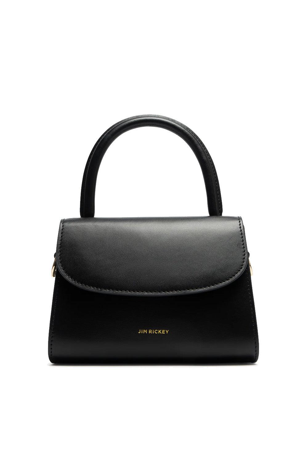 Claudia-Flat-Leather-Black