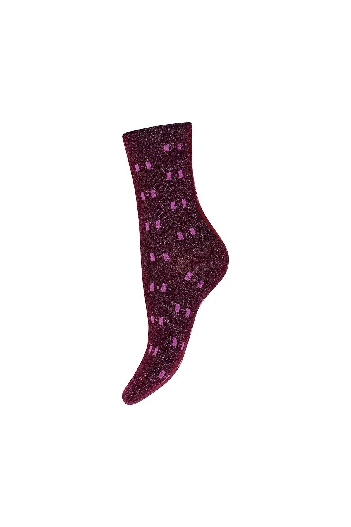 Hype-The-Detail-Fashion-socks-lilla-glitter